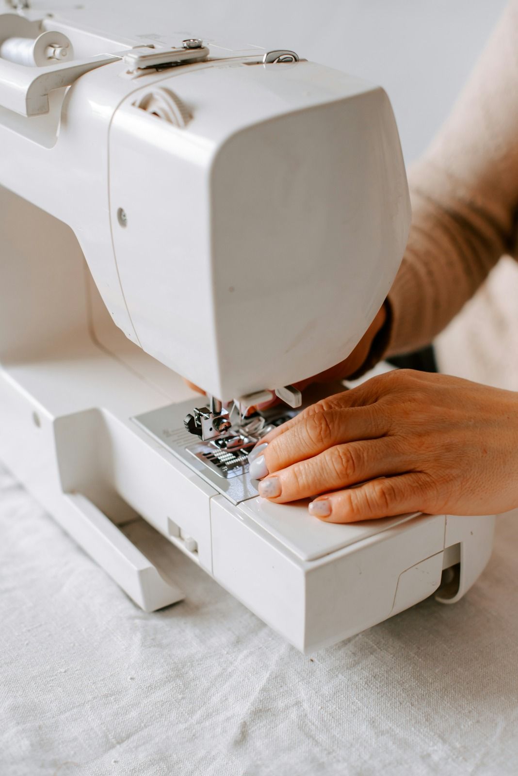 Fashion craftsmanship at the sewing machine